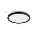 Philips 8720169329072 LED mennyezetre szerelhető lámpa Aurelle  | 21W integrált LED forrás | 2450lm | 2200-6500K