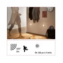 Paulmann 92925 LED fali süllyesztett lámpa mozgásérzékelővel Wall 1x1,7W | 2700K