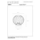 Lucide L215282530 asztali lámpa DANZA  E27