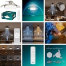 Philips 8721103096081 LED ventilátor világítással Atlas  | 35W integrált LED forrás | 4500lm | 2700-6500K | fényerőszabályzó | távirányítás | króm
