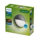 Philips 8721103110015 LED kültéri fali lámpa Capricorn  | 4W integrált LED forrás | 800lm | 2700K | antracit