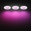 Philips Hue  8721103072900 LED süllyeszthető lámpakészlet Xamento  | 4W GU10 | 350lm | 2000-6500K | rgb - színes | fényerőszabályzó | fehér
