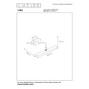 Lucide L452990202 fali lámpa VINZ  G9