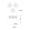 Globo ALEIDIS 15768-3D mennyezetre szerelhető lámpa E27