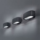 Ideal Lux 061597 kültéri fali lámpa Andromeda 1x60W|E27|IP55 - fekete