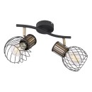 Globo 54013-2 mennyezetre szerelhető lámpa Argusto 2x40W | E27 - fekete
