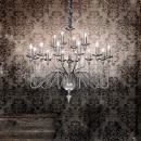 Ideal Lux 073132 mennyezeti függőlámpa Artu 12x40W | E14 - nikkel