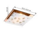 Globo 40412-2 mennyezetre szerelhető lámpa Ayana 2x40W | E27