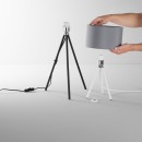 Luce Ambiente Design I-MARILYN-L NERO asztali lámpa MARILYN | 1×60W E27 | kapcsolóval | fekete