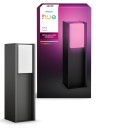 Philips Hue  8721103118455 LED kültéri oszloplámpa Turaco  | 8W integrált LED forrás | 1100lm | 2000-6500K | rgb - színes | fényerőszabályzó | antracit