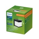 Philips 8721103105530 LED napelemes kültéri fali lámpa Diara  | 4W integrált LED forrás | 400lm | 2700K | fekete