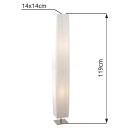 Globo 24662 állólámpa Bailey 2x40W | E27 - fehér