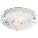 Globo 48090-2 mennyezeti lámpa Ballerina I 2x60W | E27 - króm, szatén üveg