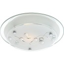Globo 48090 mennyezeti lámpa Ballerina I 1x60W | E27 - króm, szatén üveg