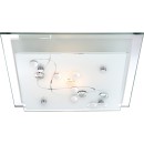 Globo 48092 mennyezeti lámpa Ballerina I 1x60W | E27 - króm, szatén üveg