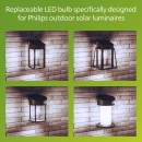 Philips 8720169362000 LED napelemes izzó | 3W integrált LED forrás | 500lm | 4000K