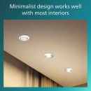 Philips 8720169392601 süllyeszthető lámpakeret Peridot  GU10 | fehér