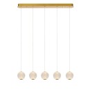 Lucide L134992160 LED mennyezeti függőlámpa CINTRA  | 5x4,7W integrált LED forrás | 5x290lm | 2700K