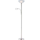 Globo 58931 LED állólámpa Blade 1x8W | 700lm | 3000K - nikkel, fehér