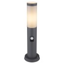 Globo 3158AS kültéri oszloplámpa mozgásérzékelővel Boston 1x60W | E27 | IP44 - antracit