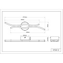 Globo BOYD 67336-12 LED mennyezetre szerelhető lámpa | 12W LED | 560lm | 3000K