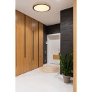 Globo 41764-12 LED mennyezeti lámpa Bruno 1x12W | 530lm | 3000-4500-6000K - opál, fekete, barna
