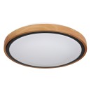 Globo 41764-12 LED mennyezeti lámpa Bruno 1x12W | 530lm | 3000-4500-6000K - opál, fekete, barna