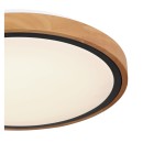Globo 41764-12 LED mennyezeti lámpa Bruno 1x12W | 530lm | 3000-4500-6000K - opál, fekete, barna