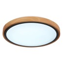 Globo 41764-12 LED mennyezeti lámpa Bruno 1x12W | 530lm | 3000-4500-6000K - opál, fekete, barna