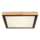 Globo 41764-24Q LED mennyezeti lámpa Bruno 1x24W | 1020lm | 3000-4500-6000K - opál, fekete, barna