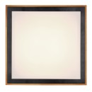 Globo 41764-24Q LED mennyezeti lámpa Bruno 1x24W | 1020lm | 3000-4500-6000K - opál, fekete, barna