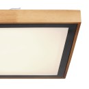 Globo 41764-24Q LED mennyezeti lámpa Bruno 1x24W | 1020lm | 3000-4500-6000K - opál, fekete, barna