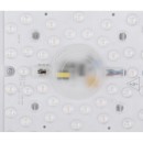 Globo 41764-24Q LED mennyezeti lámpa Bruno 1x24W | 1020lm | 3000-4500-6000K - opál, fekete, barna