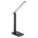 Globo 58400S LED asztali lámpa Bulla 1x6W | 350lm | 3000-4500-6000K - szabályozható, USB, érintőkapcsoló, fekete