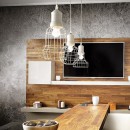 Ideal Lux 114927 mennyezeti függőlámpa Cage Round 1x60W|E27 - fehér