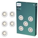 Philips 8721103037138 süllyeszthető lámpakészlet Peridot  GU10 | fehér