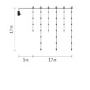 EMOS D3CW01 LED karácsonyi fényfüzér integrált LED forrás | 2700K