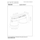 Lucide L099360231 mennyezeti spotlámpa TRIGONO GU10/LED