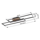 Globo 67208-30 LED mennyezetre szerelhető lámpa DAKARI  | 30W integrált LED forrás | 1370lm | 3000K
