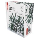 Emos D4AC03 karácsonyi fényfüzér Classic 12m 120 LED | 3,6 W | IP44 - időzítő, hideg fehér, zöld