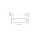 Luce Ambiente Design ALOHA-AP35 LED fali lámpa ALOHA | 7W integrált LED forrás | fehér