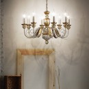 mennyezeti függőlámpa Ideal lux Dora SP3 3x40W E14 - rusztikus, monumentális sorozat