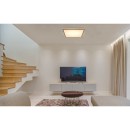 Globo 416080WD3 LED mennyezeti lámpa Doro 1x36W | 2250lm | 3000K - barna, fekete, opál