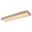 Globo 416080WD4 LED mennyezeti lámpa Doro 1x24W | 1500lm | 3000K - barna, fekete, opál