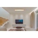 Globo 416080WD4 LED mennyezeti lámpa Doro 1x24W | 1500lm | 3000K - barna, fekete, opál