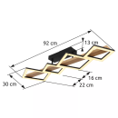 Globo 67288D2 LED mennyezetre szerelhető lámpa DUSTIN  | 35W integrált LED forrás | 1880lm | 3000K