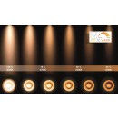 Lucide 09930/20/31 mennyezeti spotlámpa 4x5W | LED GU10 | 4x320lm | 2200K/3000K | IP44 - az izzó a csomag tartalma, fehér, állítható, szabályozható, CCT