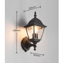 Trio T205760132 kültéri fali lámpa LIVENZA  E27