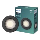 Philips 8720169392748 süllyeszthető lámpakeret Peridot GU10 | fekete