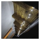 Emos D4AC05 karácsonyi fényfüzér Classic 24m 240 LED | 6W | IP44 - időzítő, hideg fehér, zöld